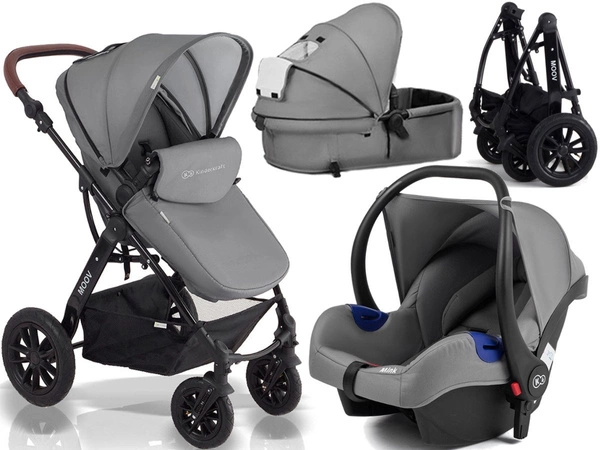 Kinderkraft Wózek MOOV Spacerówka Gondola Fotelik