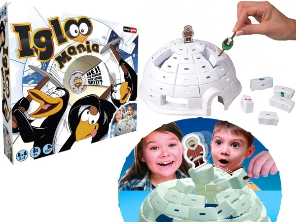 ARTYK Gra Zręcznoścowa IGLOOMANIA Pingwiny Iglo 5+
