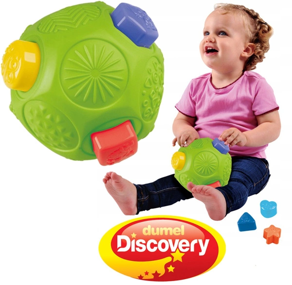 DUMEL PIŁKA SENSORYCZNA DO MASAŻU SORTER KSZTAŁTÓW