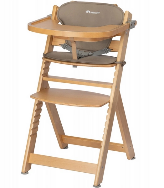 Bebe Confort TIMBA KRZESEŁKO DO KARMIENIA drewniane z wkładką