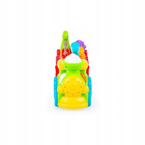 Dumel pociąg dino ze zwierzątkami CIUCHCIA traktor prezent na roczek 12m+