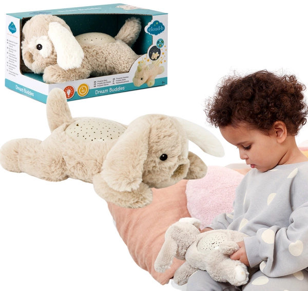 CLOUD B Lampka nocna projektor przytulanka Piesek