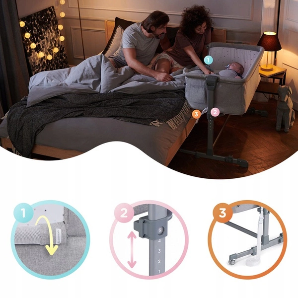 Kinderkraft NESTE UP Łóżeczko dostawne turystyczne