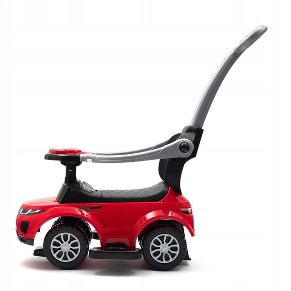 BABY MIX RACER pojazd samochód jeździk pchacz z rączką z prowadnikiem