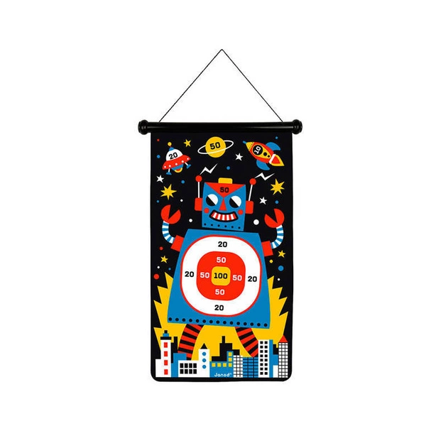 Janod – Magnetyczna gra w rzutki Roboty