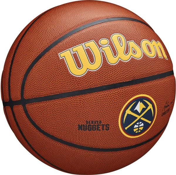 WILSON DENVER NUGGETS NBA Team Alliance 7 Piłka do koszykówki