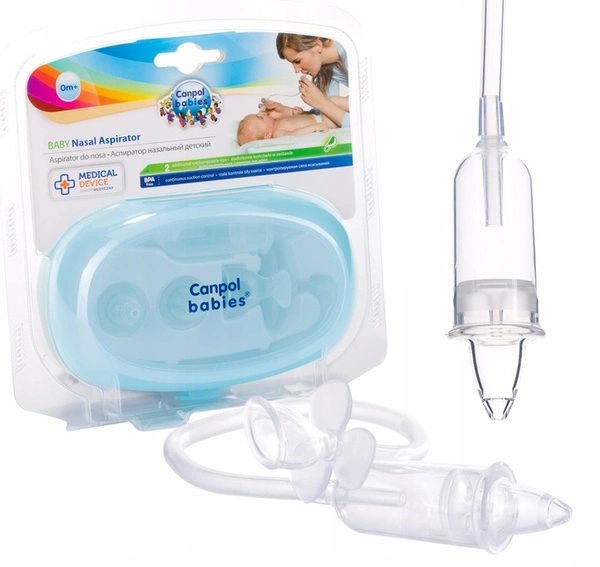 CANPOL Aspirator do noska gruszka na katarek