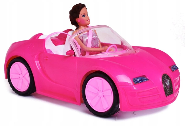 HH AUTO DLA LALKI MAŁA CELEBRYTKA W SAMOCHODZIE