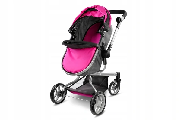 NATALIA Wózek dla lalek 2w1 spacerówka gondola