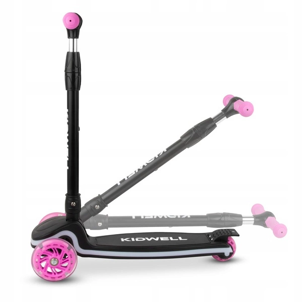 Hulajnoga LED KIDWELL Lumo balansowa świecące koła 3+ do 50 kg składana