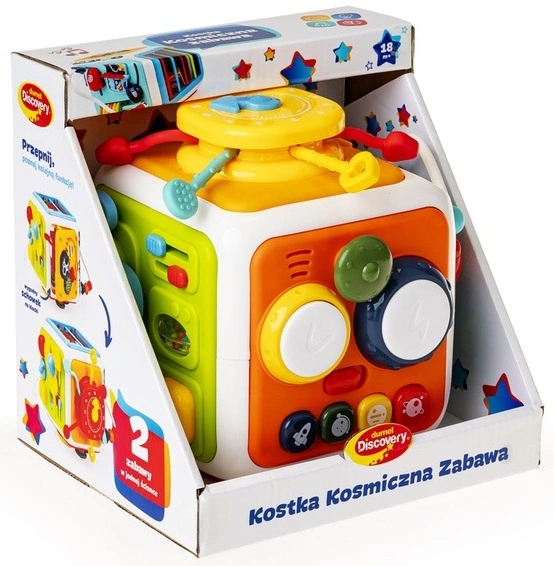 DUMEL KOSTKA KOSMICZNA zabawka edukacyjna sensoryczna dla dzieci