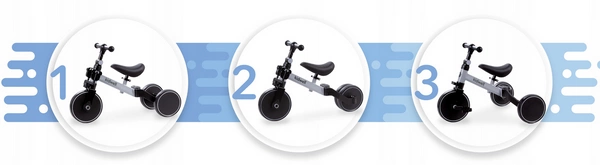 ROWEREK BIEGOWY 3w1 trójkołowy pedały Kidwell PICO