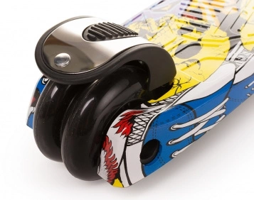 4BABY MINI SCOOTER hulajnoga trójkołowa balansowa LED 50kg