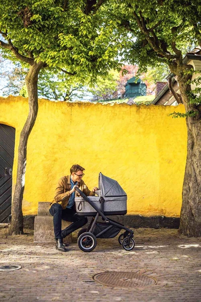 Wózek głęboko spacerowy Thule Sleek Grey Melange on Black