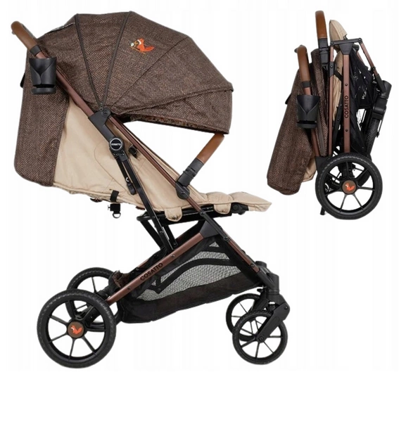 Wózek Spacerowy Cosatto Woosh Trail do 25kg lekki UPF100+ akcesoria