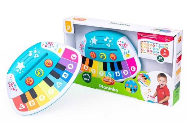 Dumel Pianinko interaktywne dotykowe + karty 2+