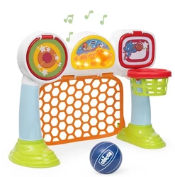 CHICCO Multi-Sport grająca bramka interaktywna koszykówka + PIŁKA