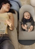BABYBJORN - leżaczek BALANCE SOFT WOVEN/JERSEY Tri Fabric, Piaskowoszary