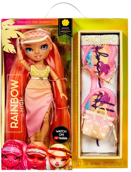 RAINBOW HIGH Pacific Coast lalka Simone Summers