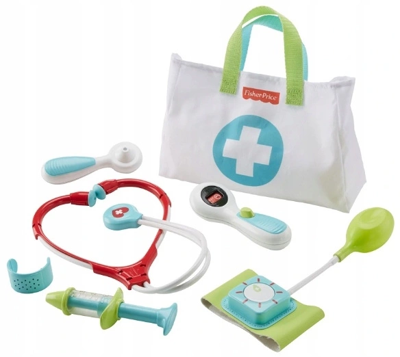 FISHER PRICE lekarz zestaw mały doktor DVH14 7 elementów