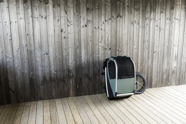 Przyczepka rowerowa dla psa - Thule Bexey M do 35 kg - Haze green