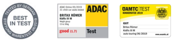 BRITAX ROMER Kidfix III M 3M Isofix fotelik 15-36