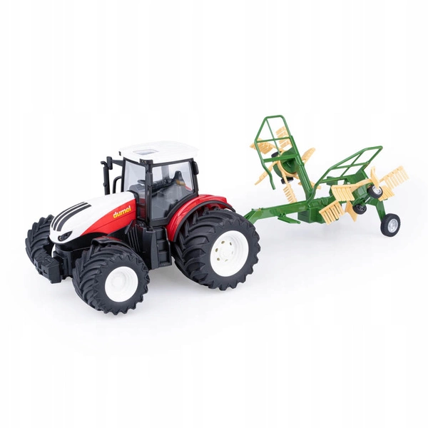 DUMEL agro pojazd Traktor RC + zgrabiarka pilot