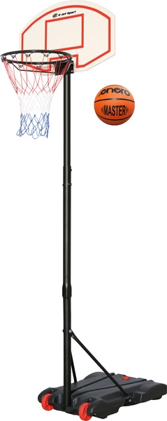 EJET Junior Kosz do koszykówki regulowany 155-205cm +piłka