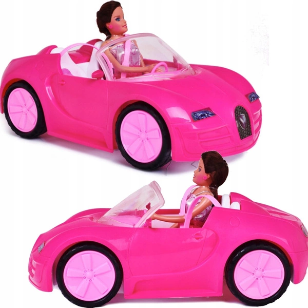 HH AUTO DLA LALKI MAŁA CELEBRYTKA W SAMOCHODZIE