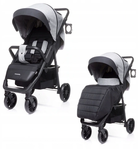 Wózek spacerowy 4BABY MOODY lekki do 22 kg 2020