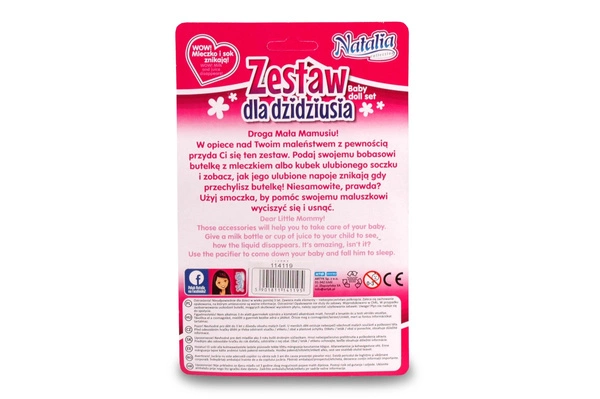 NATALIA MAGICZNE BUTELKI DLA LALKI SMOCZEK SOK