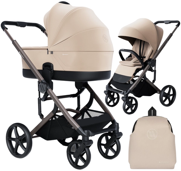 Avionaut Sirius wózek dziecięcy 2w1 gondola i spacerówka plecak adaptery