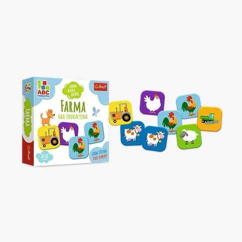 TREFL Gra edukacyjna farma ABC Malucha Puzzle