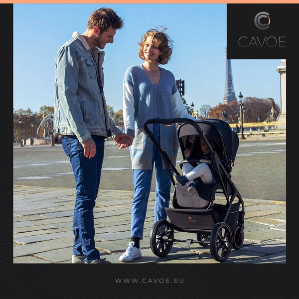 Cavoe Axo Style 2w1 wózek spacerowy do 22kg gondola