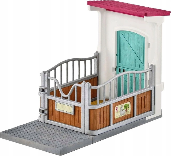 SCHLEICH Horse Club 42569 ZAGRODA DLA KONI + koń