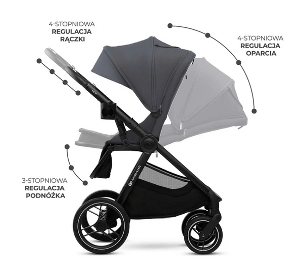 Kinderkraft NEA 2 Wózek dziecięcy wielofunkcyjny 2w1