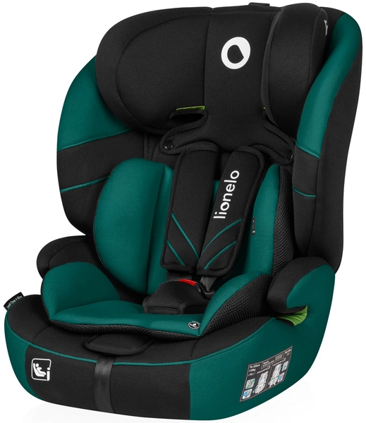 Fotelik samochodowy 76-150cm szerokie siedzisko 9-36kg Lionelo LEVI I-SIZE