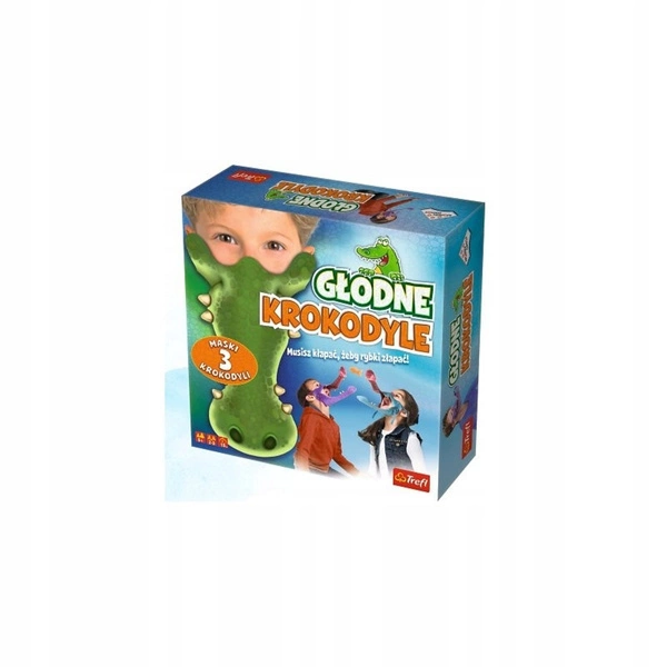 TREFL 01624 Gra zręcznościowa Głodne Krokodyle 5+