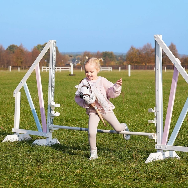 Hobby Horse A4 Koń na kiju Hoppihorse z lejcami akcesoria w zestawie