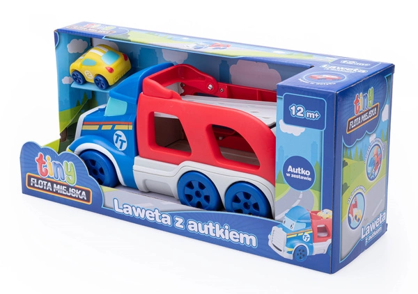 DUMEL Flota Miejska Tiny laweta z autkiem