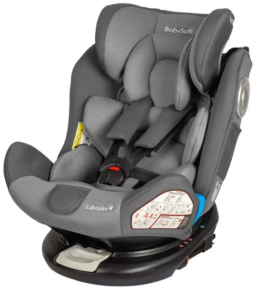 BabySafe Labrador Fotelik Samochodowy 0-36 Isofix