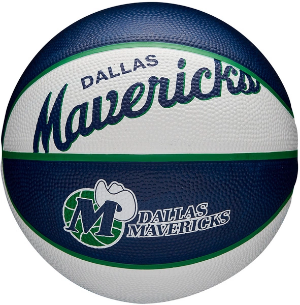 WILSON Dallas Mavericks Retro Mini Piłka do koszykówki
