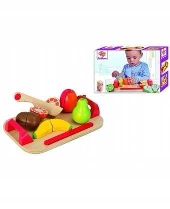 EICHHORN Drewno Deska do krojenia+Owoce12 el Rzepy