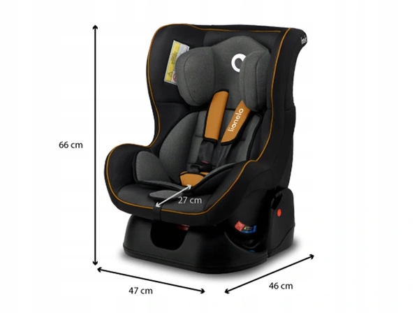 LIONELO LIAM Fotelik samochodowy 0-18 kg regulacja