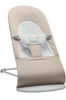 BABYBJORN - leżaczek BALANCE SOFT WOVEN/JERSEY - Beż/Szary