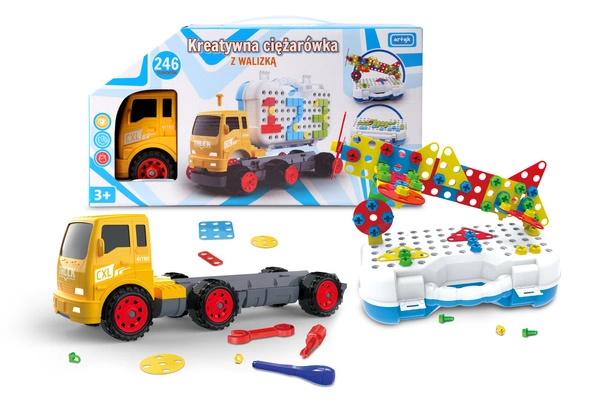 ARTYK AUTO kreatywna ciężarówka do wkręcania 2W1