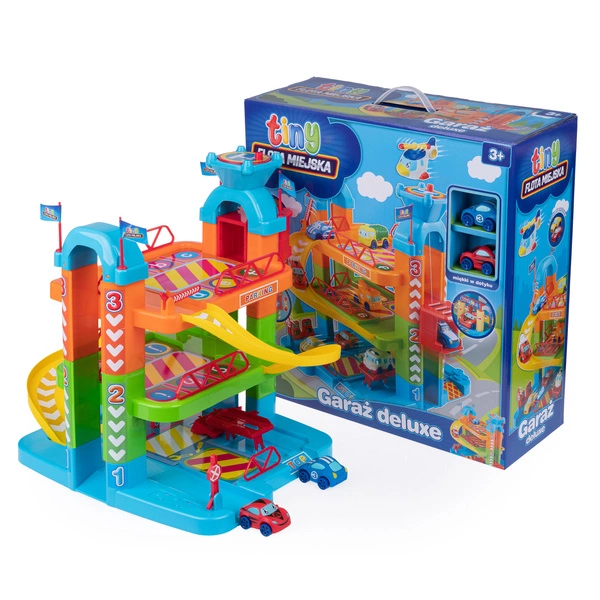 DUMEL Flota Miejska Tiny Garaż Deluxe + 2 autka
