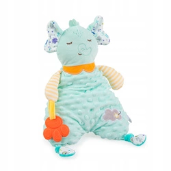 BALIBAZOO przytulanka słonik niebieski poduszka + gryzak 0M+