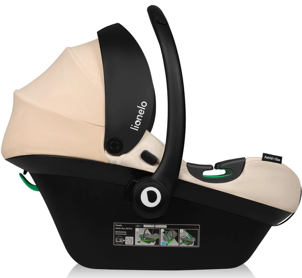 LIONELO ASTRID I-SIZE fotelik samochodowy certyfikat ADAC 5