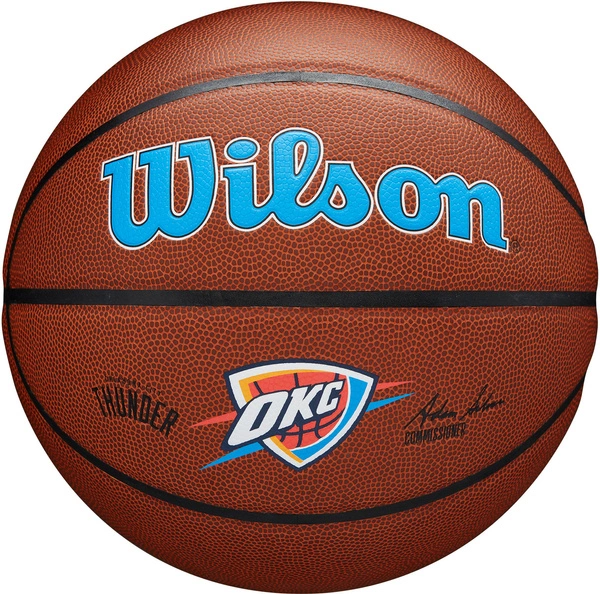 WILSON OKC Oklahoma City Thunder NBA Team Alliance 7 Piłka do koszykówki